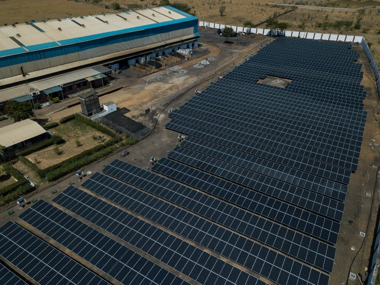 Shree Cement – 3MW Solar Installed