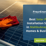 Best Solar Panel Installation Services in Mahbubnagar for Home & Businesses